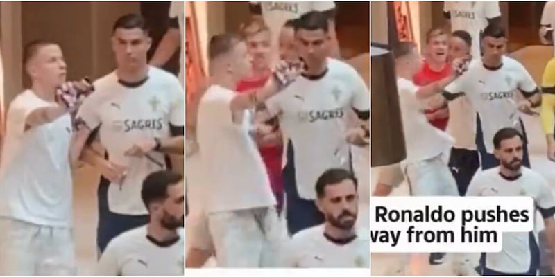 Ronaldo rifiuta un selfie e spinge un giovane fan: il video è virale 14 Ronaldo rifiuta un selfie e spinge un giovane fan: il video è virale
