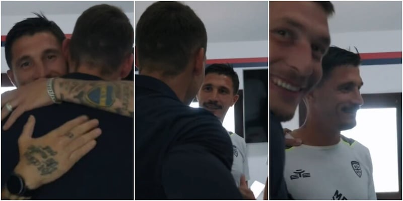 Belotti al Cagliari, che accoglienza! Poi siparietto con Pisacane: "Quando ti marcavo io..." 14 Belotti al Cagliari, che accoglienza! Poi siparietto con Pisacane: "Quando ti marcavo io..."