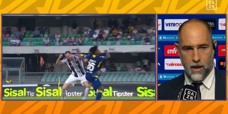 Tudor furioso contro arbitro e Var dopo Verona-Juve: "È vergognoso"