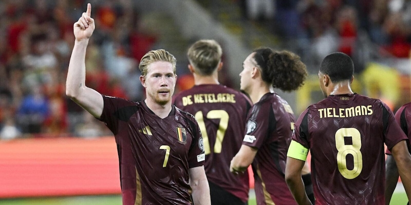 Qualificazioni mondiali, doppietta di De Bruyne con il Belgio. La Spagna dilaga contro la Turchia 14 Qualificazioni mondiali, doppietta di De Bruyne con il Belgio. La Spagna dilaga contro la Turchia