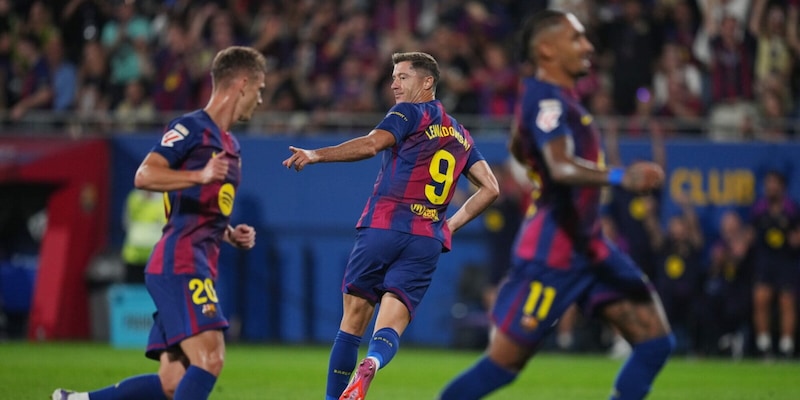 Barcellona, Raphinha e Lewandowski travolgono il Valencia. Osasuna ok