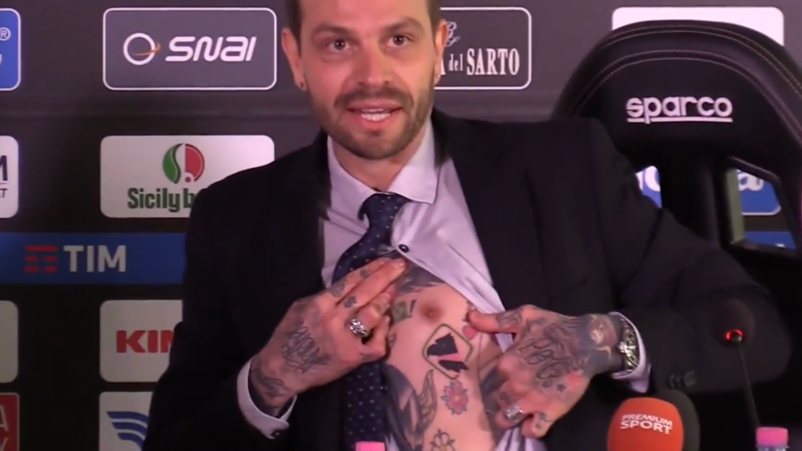 Morto Paul Baccaglini: il tatuaggio del Palermo mostrato in conferenza