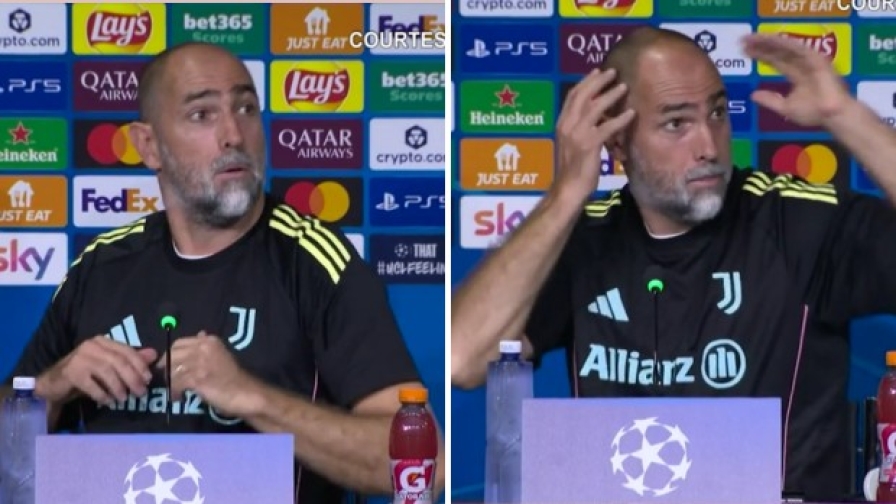 Tudor, che risate! Imita Yildiz allo specchio