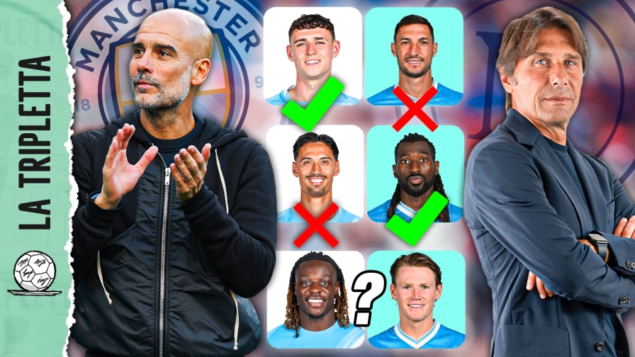 City-Napoli, la Top 11 combinata: McTominay con Haaland e a centrocampo...