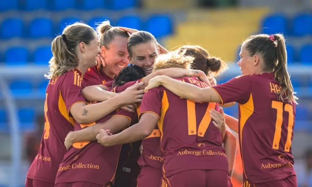 Impresa Roma femminile: ribalta lo Sporting a Lisbona e accede alla Champions
