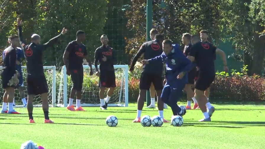 Inter, quante risate in allenamento! E durante il torello...