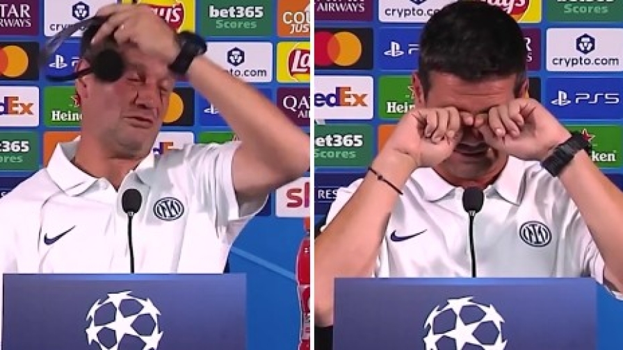 Chivu, le cuffie lo stordiscono e lui reagisce così: la sala scoppia a ridere!