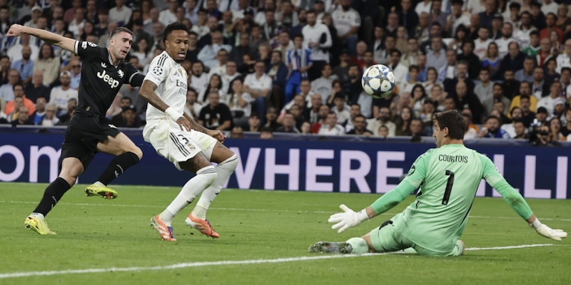 Courtois, il segreto della parata su Vlahovic: "Ho scelto...". Poi l'elogio alla Juve