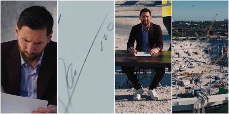 Messi rinnova con l'Inter Miami: l'annuncio con un video nel cantiere del nuovo stadio