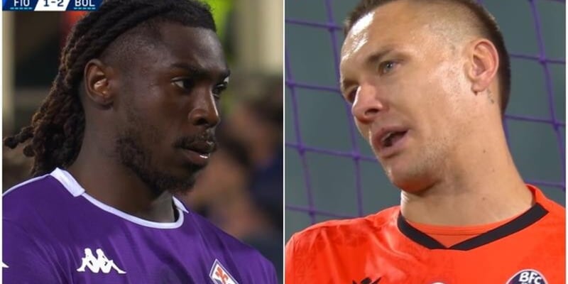 La strana richiesta di Skorupski a Kean prima del calcio di rigore in Fiorentina-Bologna: "Non mi fare..." 15 La strana richiesta di Skorupski a Kean prima del calcio di rigore in Fiorentina-Bologna: "Non mi fare..."