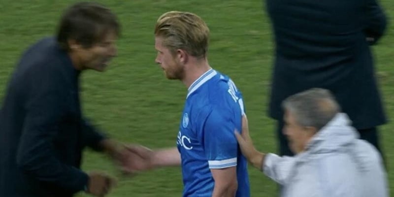 <!--StartFragment -->De Bruyne sostituito da Conte anche in Champions: stavolta dopo il cambio il centrocampista reagisce così<!--EndFragment -->