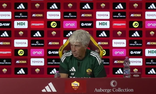 Gasperini: "Roma, col Lilla temo Giroud, è incredibile. Davanti siamo corti, niente turnover"