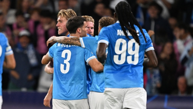 Napoli-Sporting, le pagelle: cecchino Hojlund, 8. Ma il mago è De Bruyne: 7,5