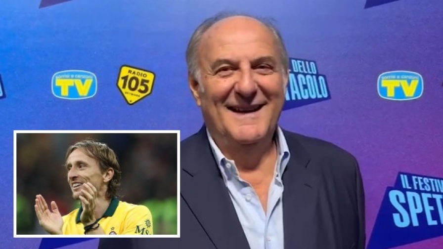 Gerry Scotti: “Modric? Mi ha regalato la maglietta. E contro il Pisa..."