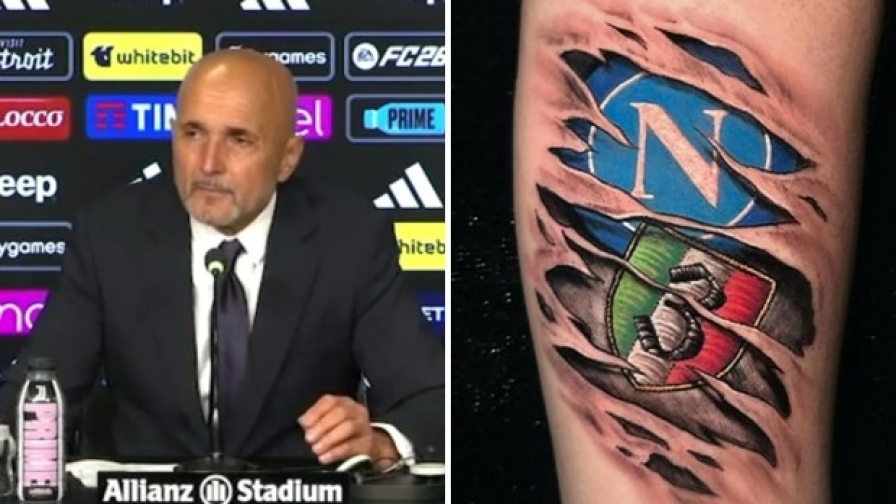 Spalletti: "Tatuaggio Napoli? Non lo tocco neppure per le analisi del sangue" 10 Spalletti: "Tatuaggio Napoli? Non lo tocco neppure per le analisi del sangue"