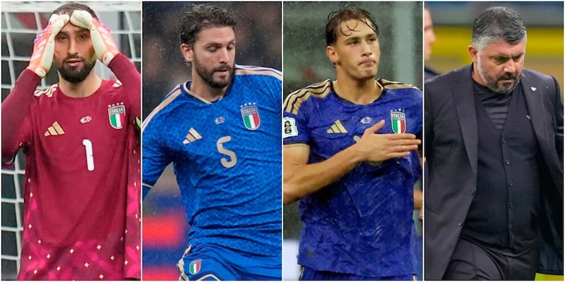 Pagelle Italia: Bastoni horror, Locatelli travolto nella ripresa, Pio Esposito da attaccante vero