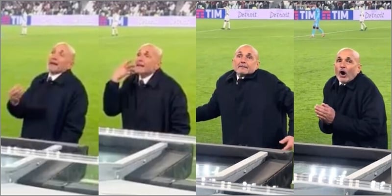 "Fanno schifo", "Togligli la pasta": i tifosi Juve gridano e Spalletti risponde come Allegri