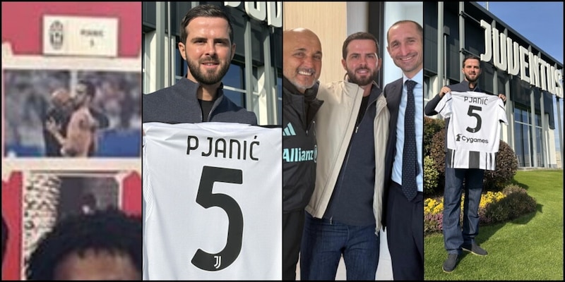 Pjanic ritorna alla Juve e da Spalletti: quella foto sull'armadietto e l'abbraccio con Chiellini