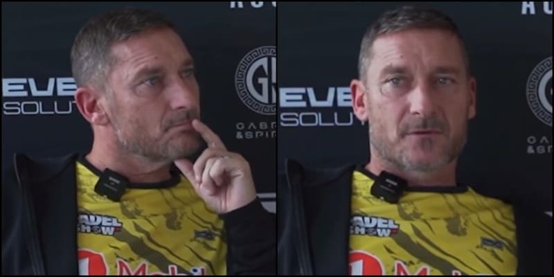 Totti: "Il lavoro di Gasperini? Non si vede ancora, pensa quando si vedrà... Per lo scudetto è lotta a tre"