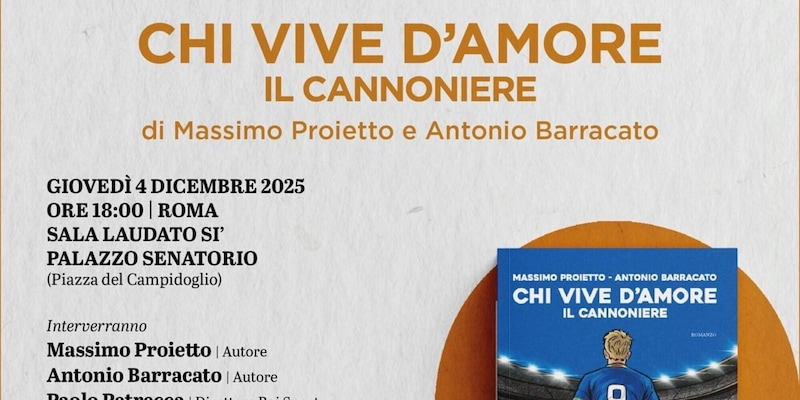 "Chi vive d’amore. Il Cannoniere", sport, vita e sogno