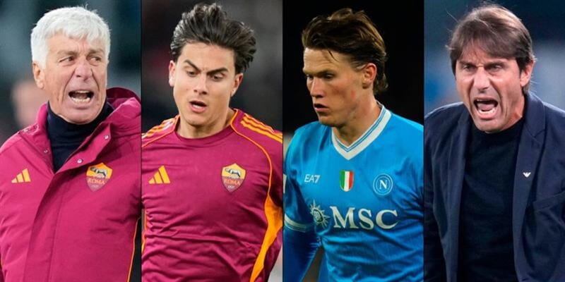 Roma-Napoli, diretta Serie A: risultato in tempo reale, Gasperini sfida Conte per la vetta