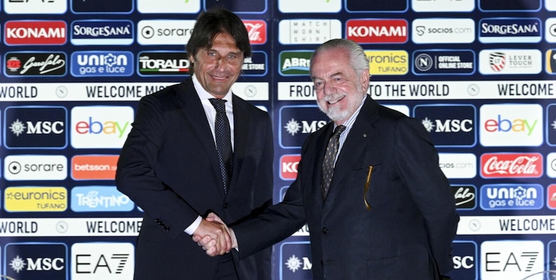 De Laurentiis: "Dimissioni Conte una favola. Tra noi una sintonia speciale"