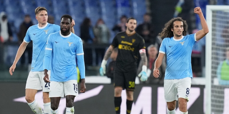 La Lazio riparte, Guendouzi e Noslin stendono il Lecce: Sarri a -2 dalla Juventus