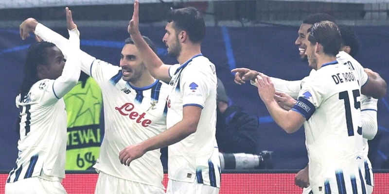 Tris Atalanta, crollo Liverpool. Show Mbappé, doppio Kolo Muani. Arsenal in vetta