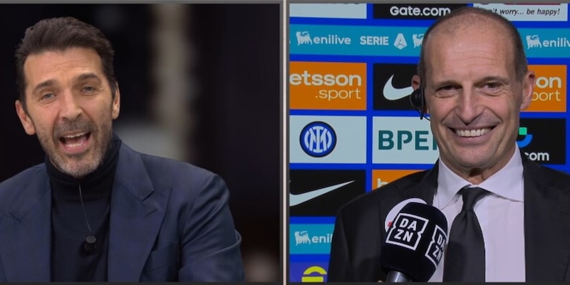 Allegri show con Buffon tra scudetti Juve e rigori: "Lo sai meglio di me, c'è il migliore"