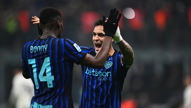 Lautaro apre la cassaforte, segna anche Bonny: l'Inter stende la Lazio e aggancia la Roma