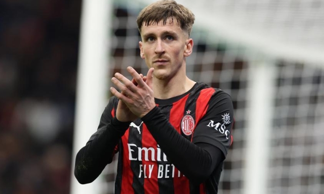 Saelemaekers, che mira da fuori area: già tre gol da lontano nel 2025