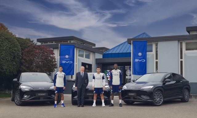 Byd Sealion 7 Inter Edition: 250 esemplari per la serie speciale consegnata a Lautaro e compagni