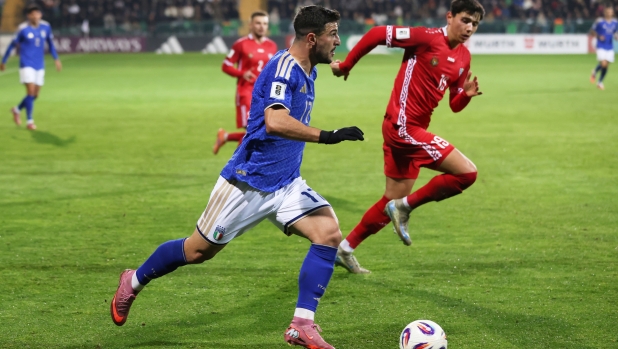 LIVE Moldova-Italia 0-1: Mancini porta avanti gli azzurri a 2' dalla fine