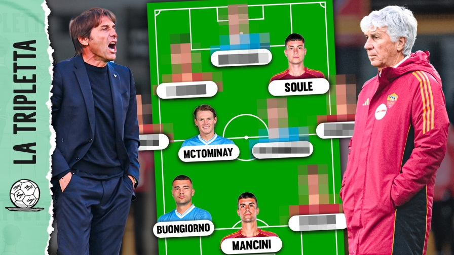 Roma-Napoli, la Top 11 combinata: sì a Buongiorno e Celik, tra Lobotka e Cristante...