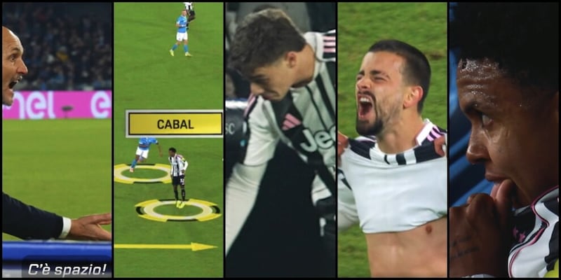 Spalletti-Cabal, la rabbia e il perché. Yildiz, la faccia è tutto: il Napoli-Juve non visto in tv