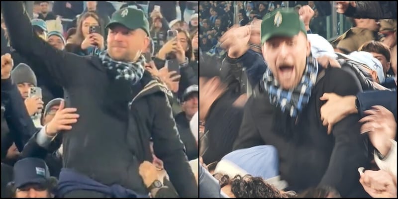 Sergej Milinkovic Savic in Tevere a tifare la Lazio: al gol di Zaccagni reagisce così...