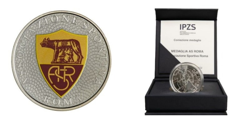 Roma, c'è la medaglia ufficiale a tiratura limitata: il numero di pezzi non è casuale