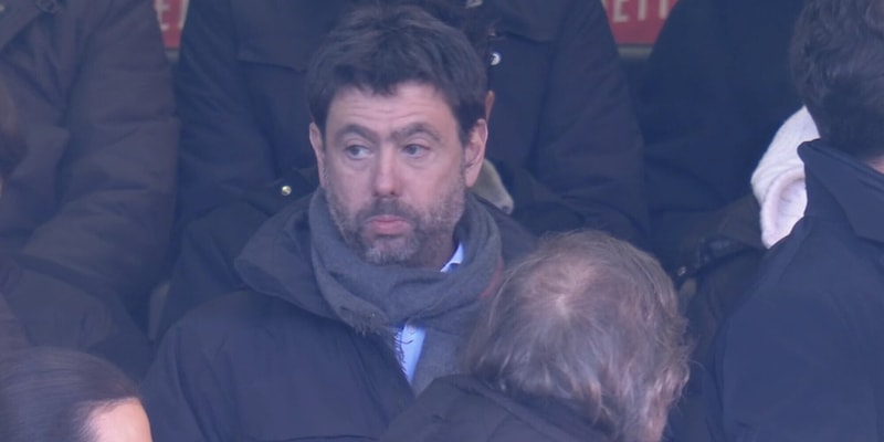 Agnelli da Allegri, a San Siro per Milan-Verona: tifosi Juve scatenati sui social