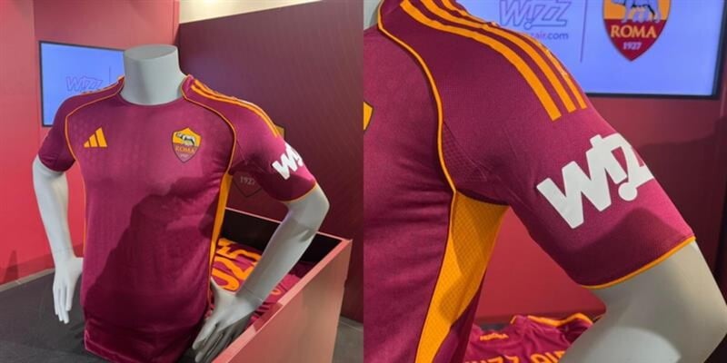 La Roma annuncia l'accordo con un nuovo sponsor: è Wizz Air e sarà sulla manica della maglia da lunedì