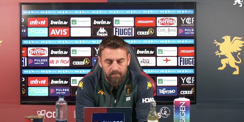 De Rossi e il retroscena sulla Roma: "Chiamai&nbsp;Scamacca". Poi la battuta sul "sallucchione" fa ridere tutti