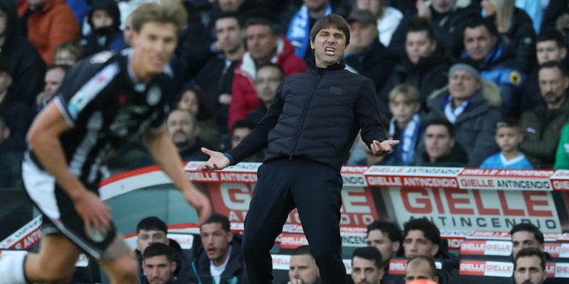 Conte dopo Udinese-Napoli diretta: conferenza stampa e interviste LIVE