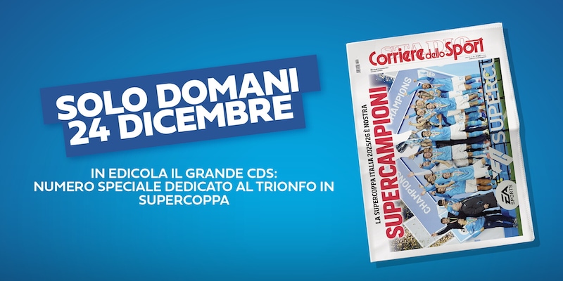 La Supercoppa &egrave; del Napoli: il 24 dicembre in edicola c'&egrave; il "Grande CDS"