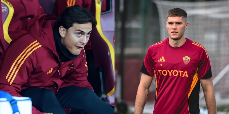 La Roma riprende gli allenamenti senza Dybala: la Joya out per febbre. Dovbyk torna a correre