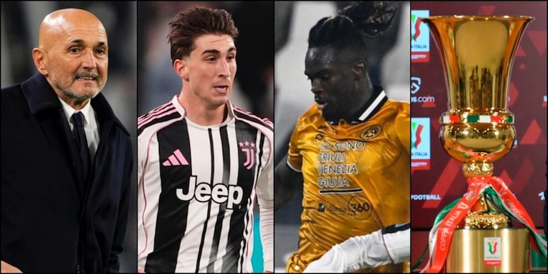 Juve-Udinese, diretta Coppa Italia: risultato in tempo reale e formazioni. Spalletti, nuovo attacco