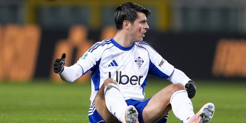 Morata infortunato, lungo stop per l'ex Juve: il comunicato del Como e i tempi di recupero