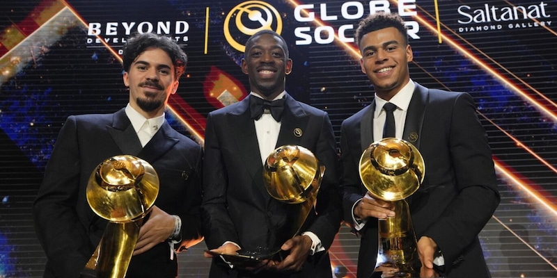 Globe Soccer Awards, il Paris Saint Germain domina la scena: Dembel&eacute; miglior giocatore