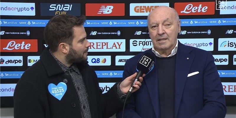 Marotta: &ldquo;Conte? Bravo comunicatore, sa distrarre attenzione. Favorito &egrave;...". Su Frattesi risponde cos&igrave;