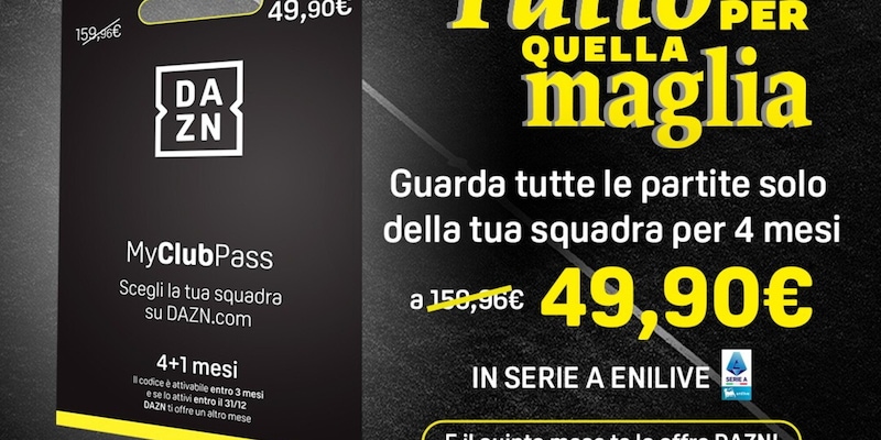 Regali di Natale dell'ultimo momento con Dazn e il grande calcio 