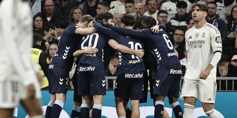 Tonfo Real Madrid al Bernabeu: vince il Celta ed il Barcellona allunga