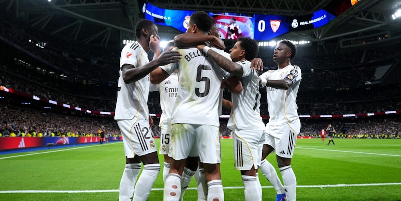 Bellingham-Mbapp&eacute;, il Real stende il Siviglia e mette pressione al Barcellona